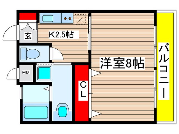 ﾎﾟｰﾗｽﾀｰﾋﾞﾙ2ndｽﾃｰｼﾞ元八事の物件間取画像